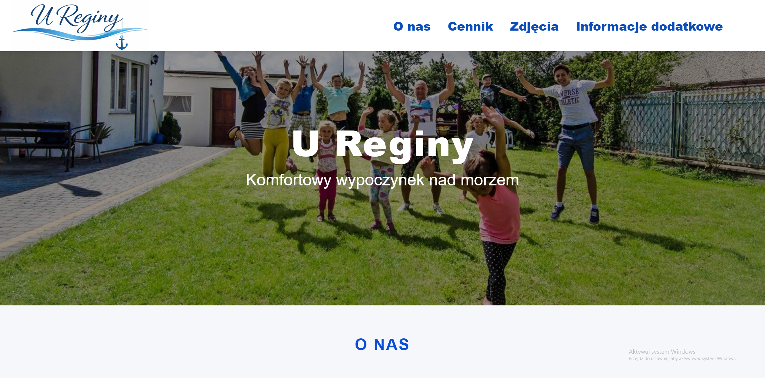 Zrzut ekranu strony ureginy.com.pl